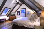 Master suite with lofted ceilings